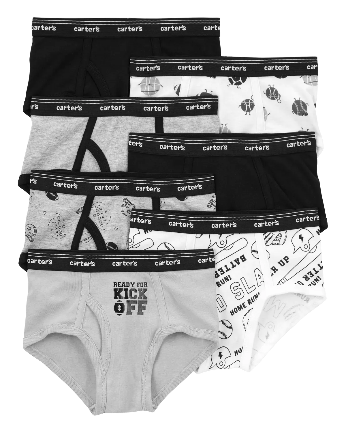 Kid 7-Pack Cotton Briefs Underwear