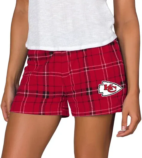 Concepts Women's Kansas City Chiefs Ultimate Flannel Shorts