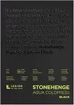 Stonehenge Aqua Black Pad, 140lb, Coldpress, 10 x 14 Inches, 15 Sheets