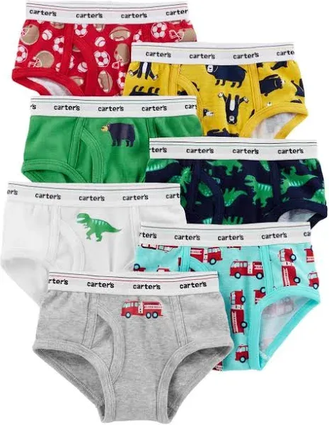 Carter's Little Boys' 7-Pack Cotton Briefs