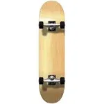 Yocaher Blank 7.75" Complete Skateboard - Natural