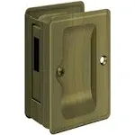 Deltana SDAR325U5 HD 3 1/4" Tall Adjustable Sliding Door Receiver - Antique Brass