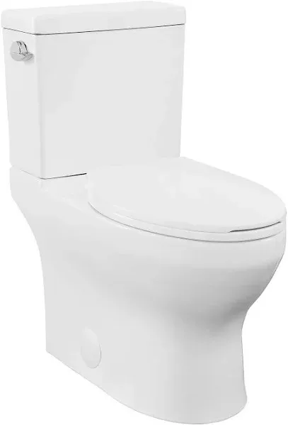 Swiss Madison 1.28 GPF Elongated Two-Piece Toilet