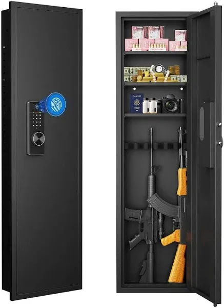 CuisinSmart 53" Wall Gun Safe with Fingerprint