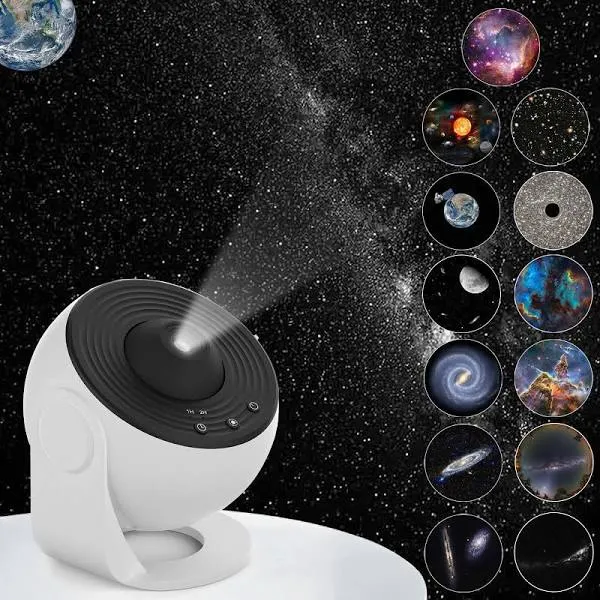 VanSmaGo Galaxy Projector 13 in 1 Planetarium Star Projector Realistic Starry Sky Night Light Solar