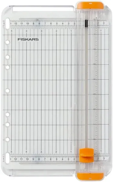 Fiskars SureCut Portable Paper Cutter Fits in 3 Ring Binder