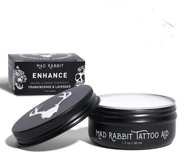 Mad Rabbit Tattoo Balm &amp; Aftercare Cream- Color Enhancement that Revives Old ...