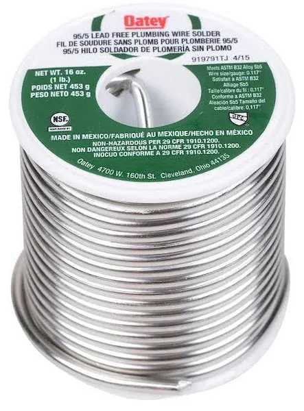 Oatey 95/5 Wire Solder