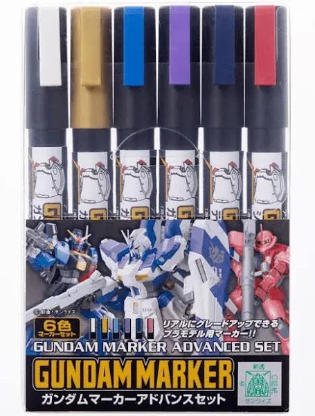 GSI Creos - GMS124 Gundam Marker Advanced Set, Mr. Hobby