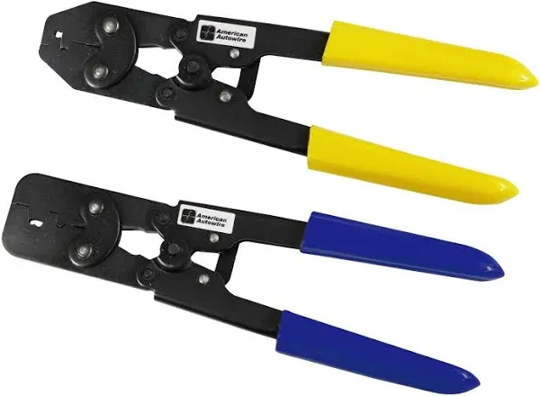 American Autowire 510587 Splice Clip Single & Double Crimper Set 20 Gauge to 10