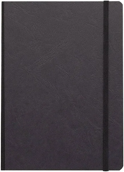 New_Clairefont<wbr/>aine &#039;Age Bag&#039; Clothbound Notebook, A5, Lined, 192_Black_SZ_6 x 8