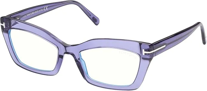 Tom Ford FT 5766-B BLUE BLOCK Light Lilac/Blue Filter 54/19/140 women Eyewear Frame