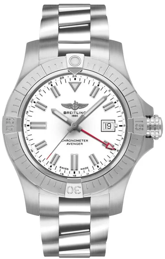 Breitling Avenger Automatic GMT 43 Steel Men's Watch A32397101A1A1