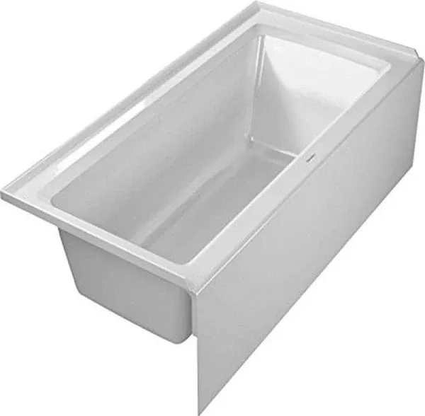 Duravit Architec 60" x 30" Alcove Soaking Bathtub