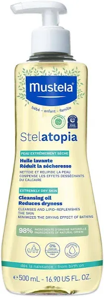 Mustela Stelatopia Cleansing Oil Baby Body Wash