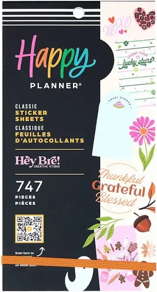 The Classic Happy Planner® Seasons of Joy Sticker Book