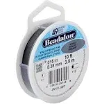 Beadalon 49 Strand Stainless Steel Bead Stringing Wire, 10'