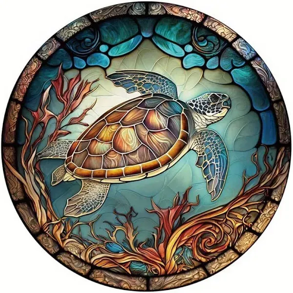 Diamond Painting Kits for Adults - sea Turtle DIY 5D Diamond Art Kits Full Dr...