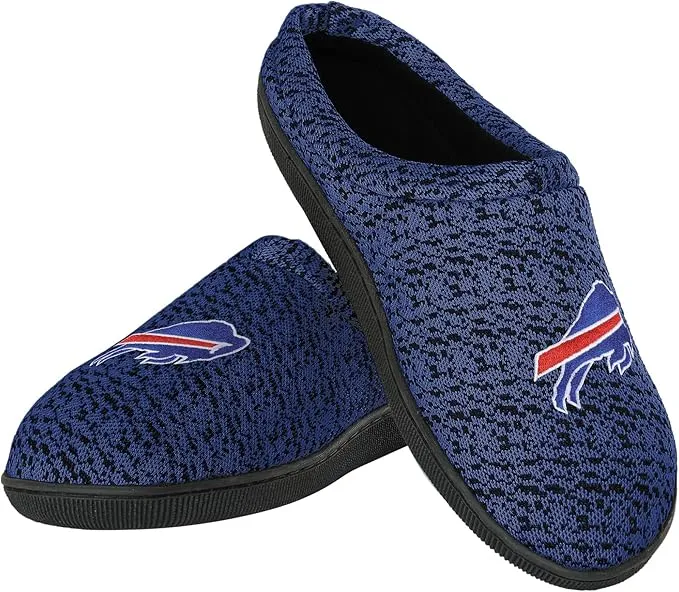 FOCO NFL Poly Knit Cup Sole Slipper Mens