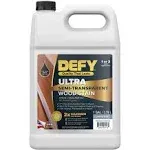 Defy Ultra Semi-Transparent Wood Stain 1 Gallon / Pewter Gray