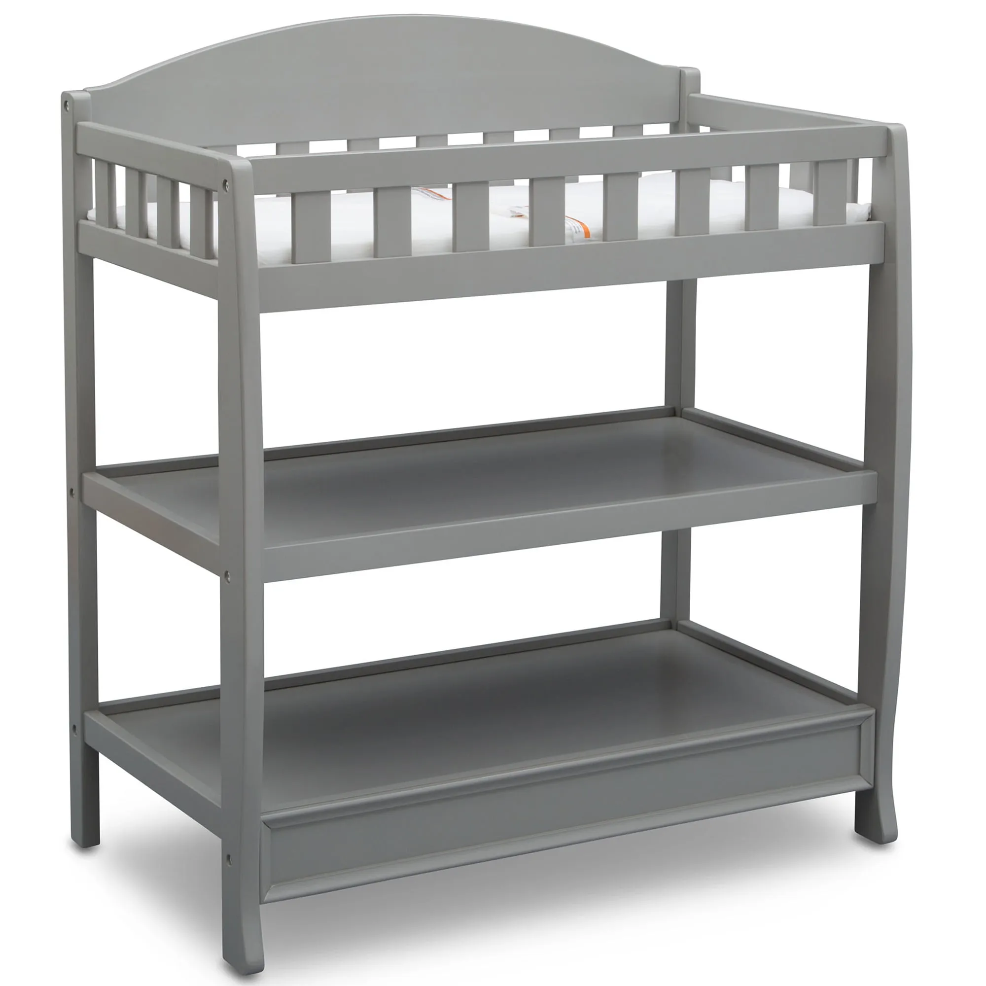 Delta Children Infant Changing Table with Pad, Grey