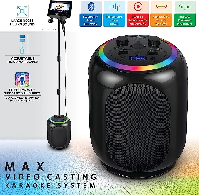 Singing Machine Singcast Max