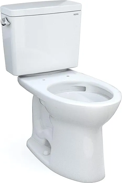 TOTO Drake Cotton Elongated Standard Height 2-piece Toilet 12-in Rough-In 1.6-GPFTOTO Drake Cotton Elongated Standard Height 2-piece Toilet 12-in Rough-In 1.6-GPF