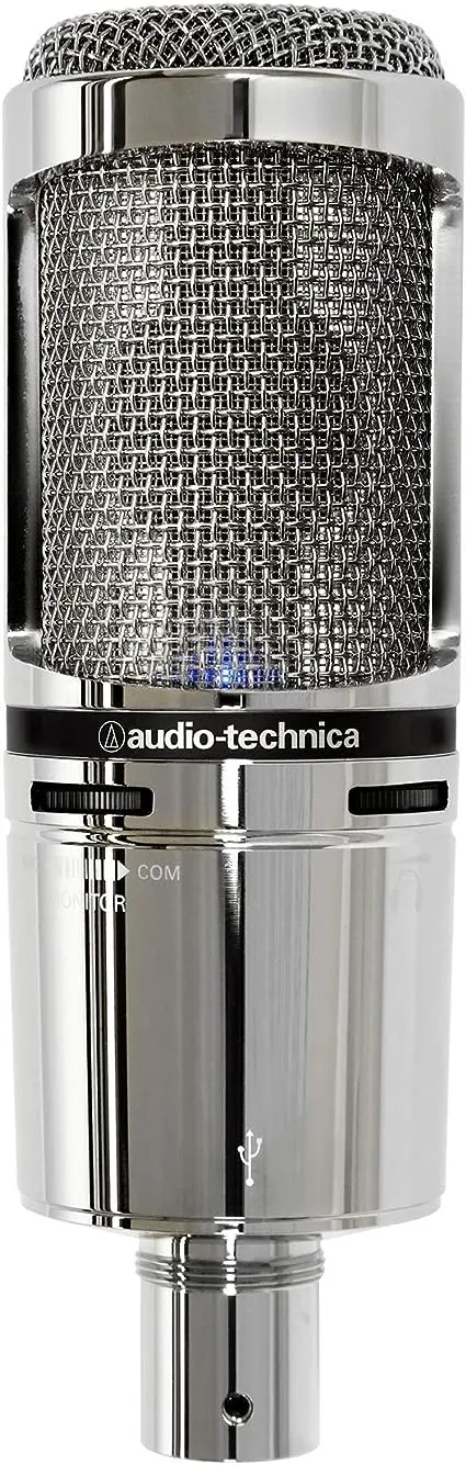 Audio-Technica AT2020USB+V Cardioid Condenser USB Microphone *Limited Chrome Edition*