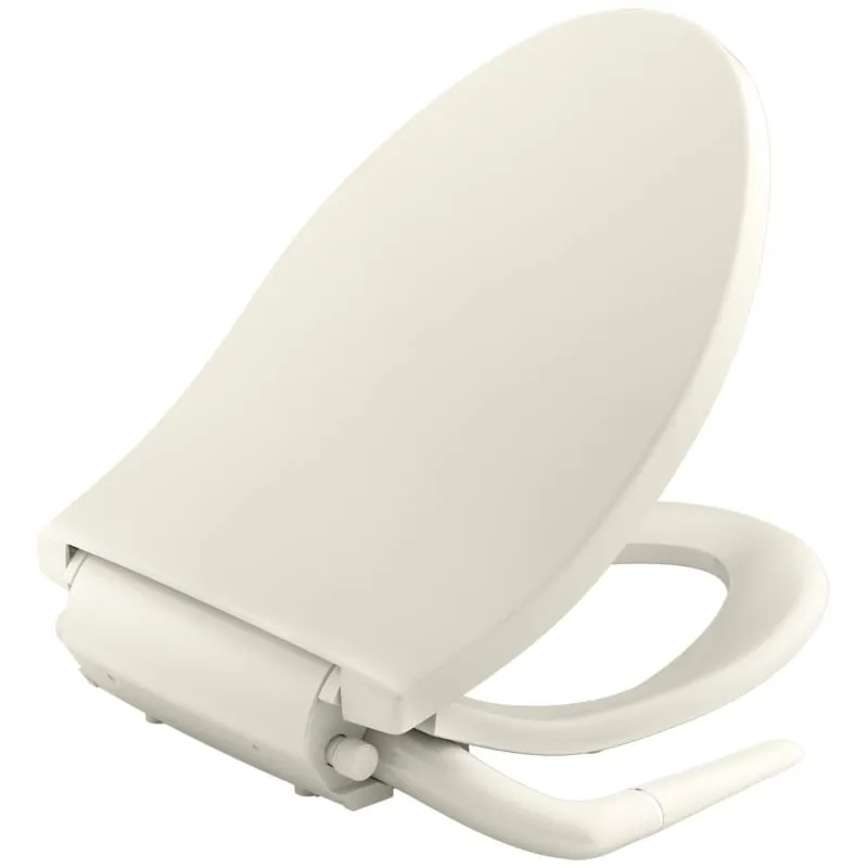 Puretide Non- Electric Bidet Seat for Elongated Toilets in White