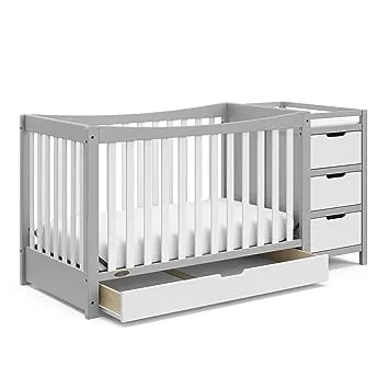 Graco - Remi 4-in-1 Convertible Crib and Changer - Espresso