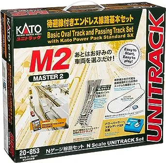 Kato KAT20-853 N M2 Basic Oval & Siding Model Track Set