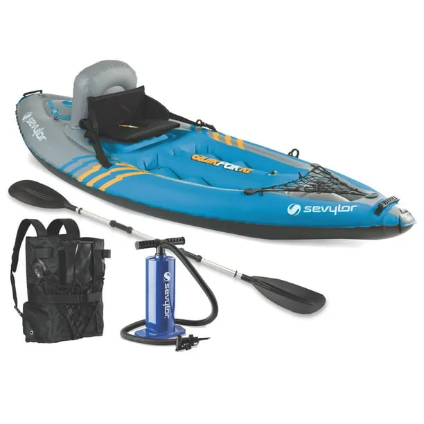 Sevylor Quikpak K1 One Person Kayak, Inflatable