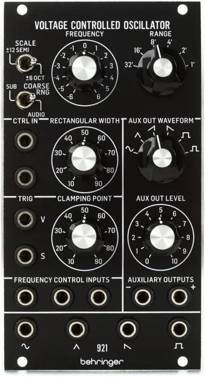 Behringer 921 Legendary Analog Voltage Controlled Oscillator Module for Eurorack