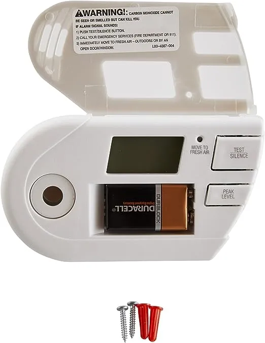 First Alert GCO1CN Combination Explosive Gas and Carbon Monoxide Alarm with Backlit Digital Display