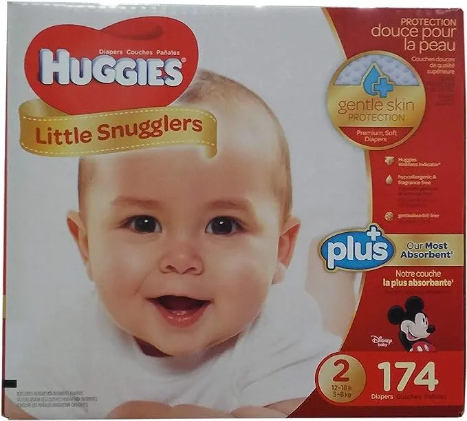 Huggies Little Snugglers Plus Diapers Size 1; 192-count