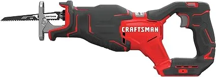 CRAFTSMAN V20 Cordless Reciprocating Saw, 3,200 SPM, Bare Tool Only (CMCS350B)