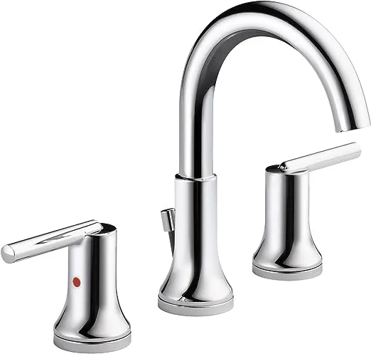 Delta 3559-MPU-DST Chrome Trinsic Two Handle Widespread Bathroom Faucet