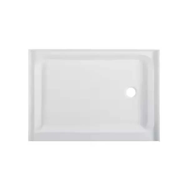 Swiss Madison Voltaire 48 inch x 36 inch Acrylic White, Single-Threshold, Right Drain, Shower Base