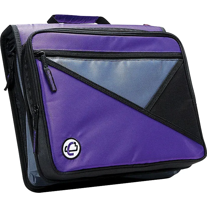Case-it The Universal Zipper Binder - 2 In O-Rings-Padded Pocket Upto 13&#034;tablet