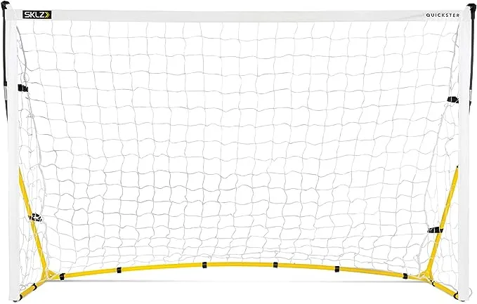 SKLZ Quickster Portable Pop-up Soccer Goal, Full-Size 8' x 5'