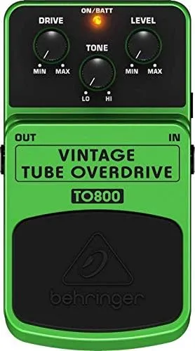 Behringer Vintage Tube Overdrive TO800 Effects Pedal