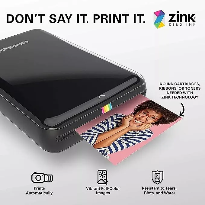 Zink 2"x3" Premium Instant Photo Paper (30 Pack) Compatible with Polaroid Snap, Snap Touch, Zip and Mint Cameras and Printers