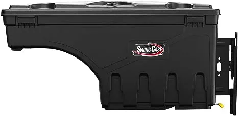 UnderCover SwingCase Truck Bed Storage Box | SC400D | Fits 2007 - 2021 Toyota Tundra Drivers Side , Black