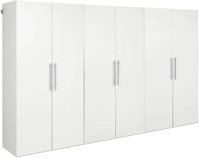 HangUps 3-Piece Composite Garage Storage System in White (108 in. W x 72 in. H x 20 in. D)