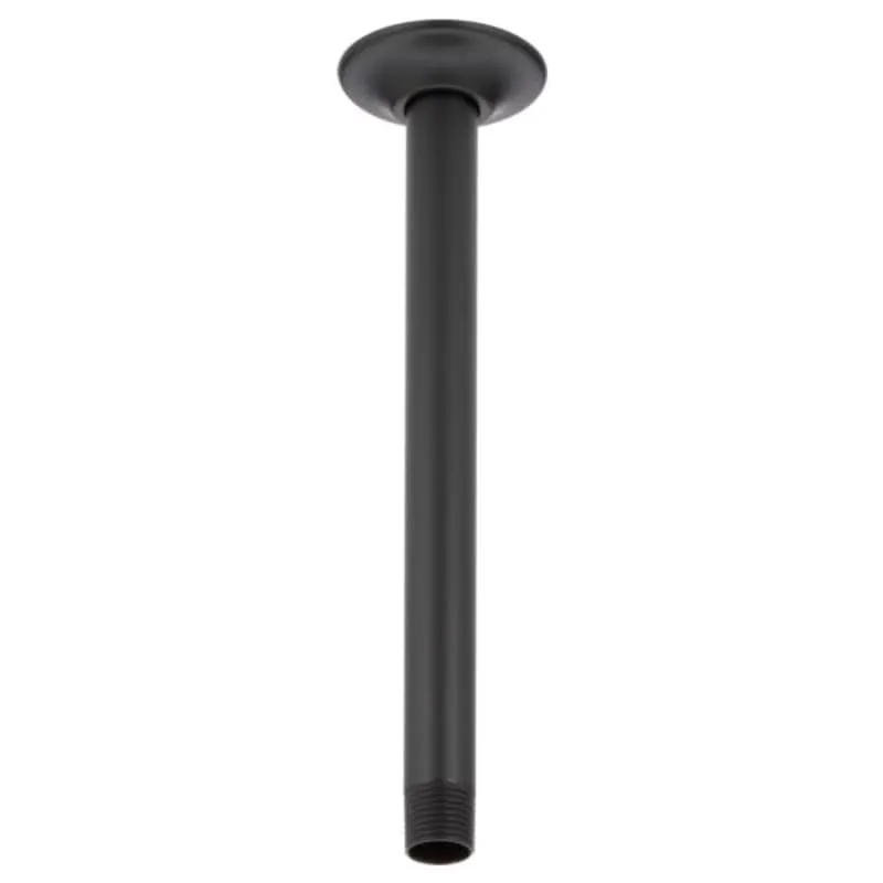 Delta Universal Showering Components: Shower Arm & Flange 10" Ceiling Mount - Matte Black