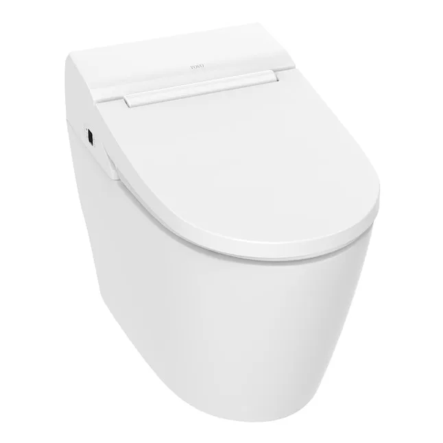 VOVO STYLEMENT TCB-8100B Smart Bidet Toilet for bathrooms, Elongated One Piece Toilet, 1.12 GPF, Auto Dual Flush, ADA Chair Height, Heated Seat, Made in Korea