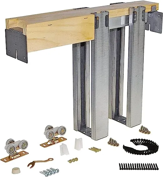 Johnson Hardware 1500 Series Commercial Grade Pocket Door Frame for 2x4 Stud Wall (32 inch x 80 inch)