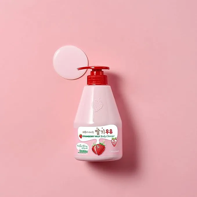 Kwailnara - Milk Body Cleanser - 560g - Strawberry