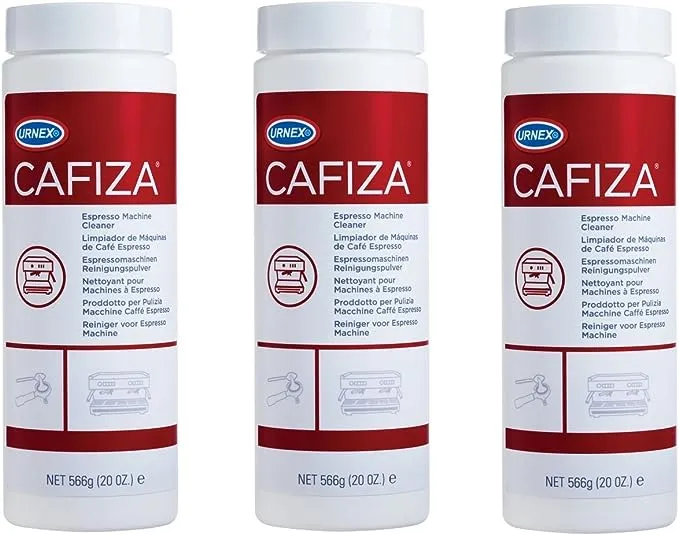 Limpiador para maquinas de café urnex cafiza en polvo 566 gr