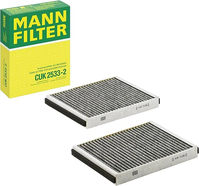 NEW Cabin Air Filter Set Activated Charcoal Mann for BMW F01 F02 5 6 7 Series